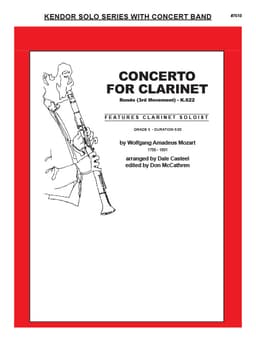 Concerto For Clarinet/Rondo (Mvt. 3, K622)