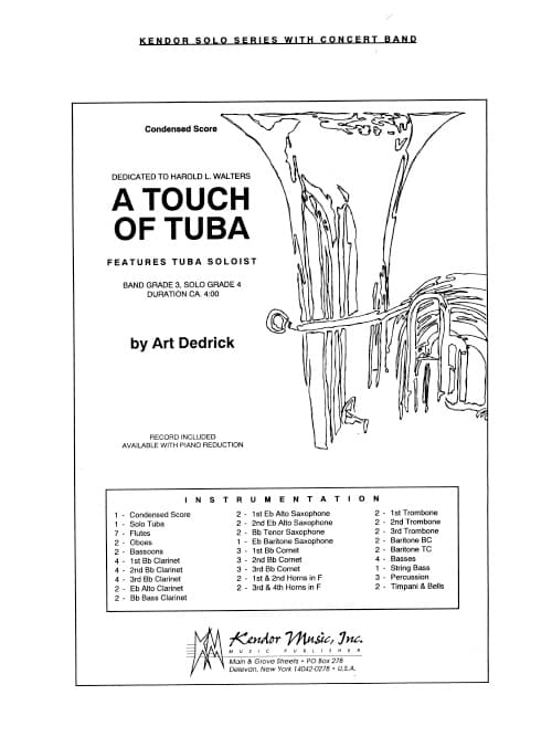 Touch Of Tuba, A (Score)