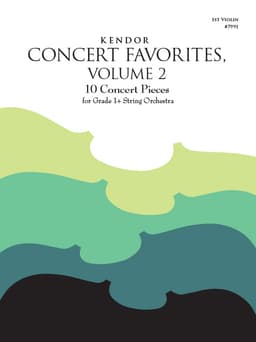 Kendor Concert Favorites, Volume 2 - 1st Violin