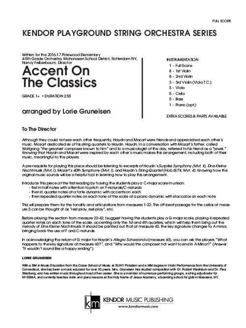 Accent On The Classics (Score)