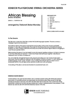 African Blessing (Bwana Awabariki) (Score)
