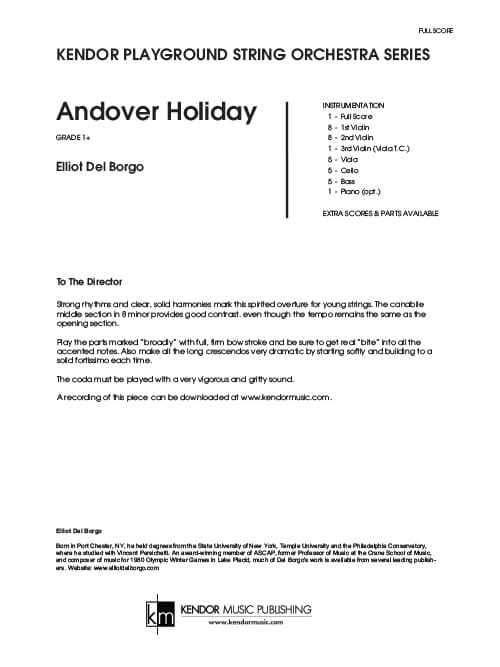 Andover Holiday (Score)
