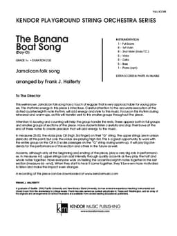 Banana Boat Song, The (Day-O) (Score)
