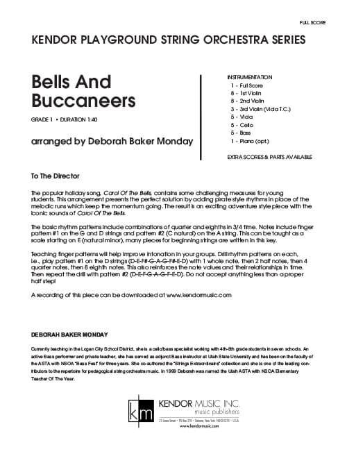 Bells And Buccaneers (Score)