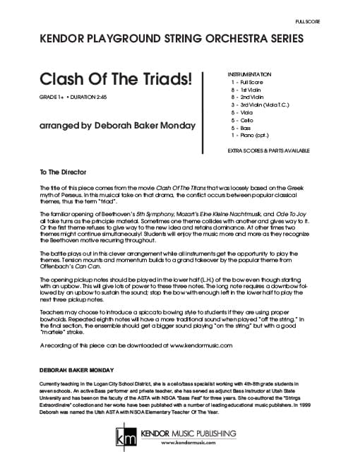 Clash Of The Triads! (Score)