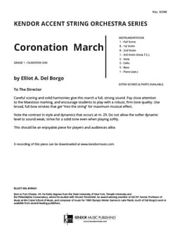 Coronation March (Score)