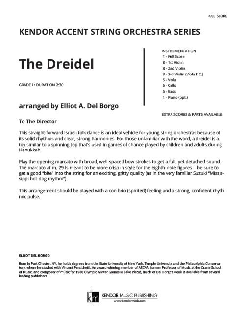 Dreidel, The (Score)