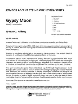 Gypsy Moon (Score)