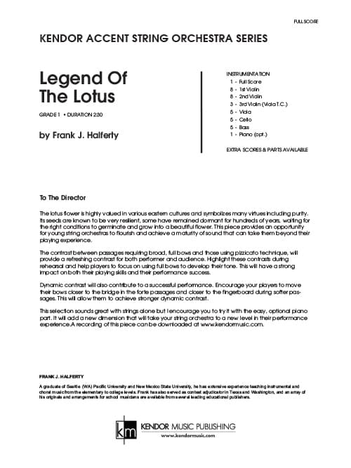 Legend Of The Lotus (Score)