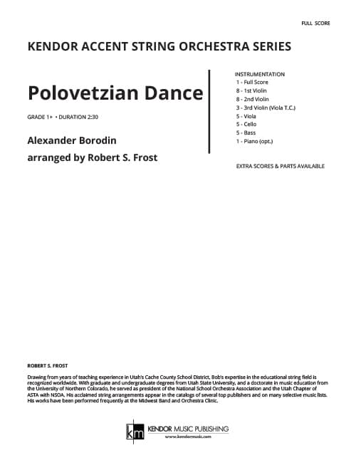 Polovetzian Dance (Score)