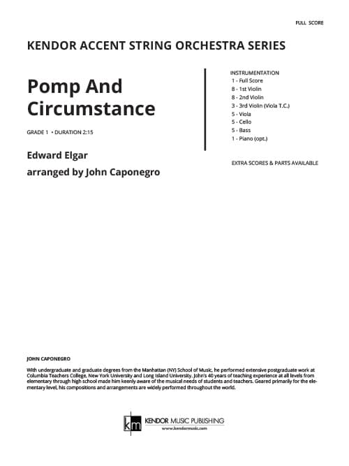 Pomp And Circumstance (Score)