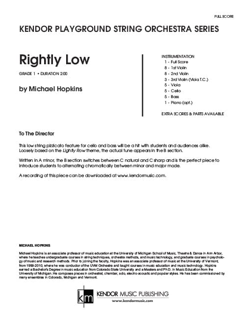 Rightly Low (Score)