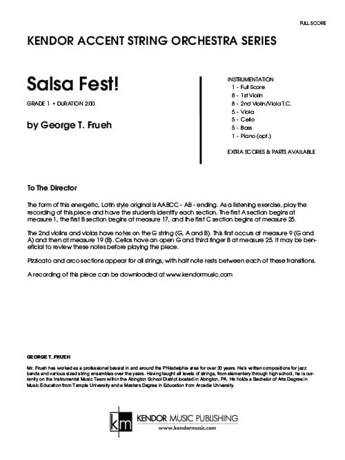 Salsa Fest! (Score)