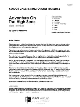 Adventure On The High Seas (Score)