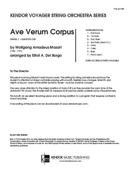 Ave Verum Corpus (Score)