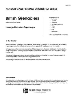 British Grenadiers (Score)