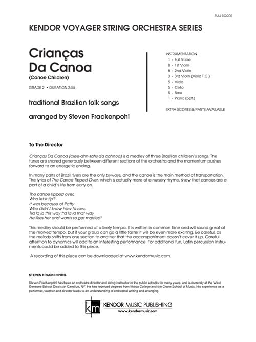 Criancas Da Canoa (Canoe Children) (Score)