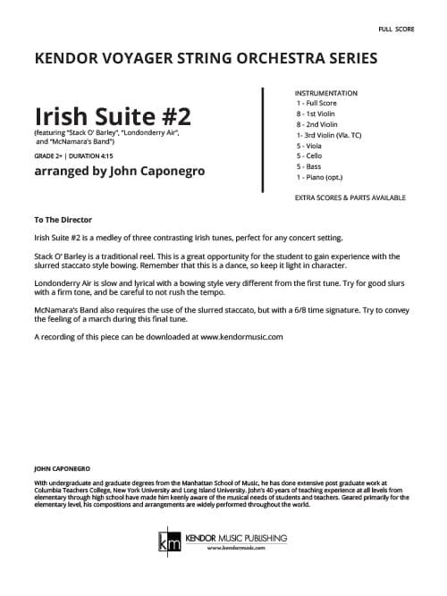 Irish Suite #2 (Score)