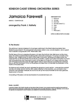Jamaica Farewell (Score)