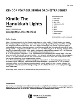 Kindle The Hanukkah Lights (Score)