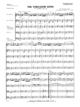 Toreador Song, The (from Carmen, Suite #1) (Score)