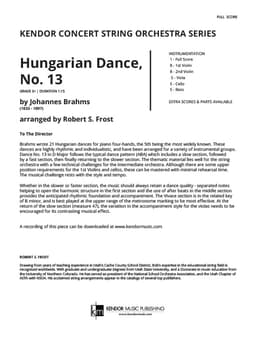 Hungarian Dance No. 13 (Score)