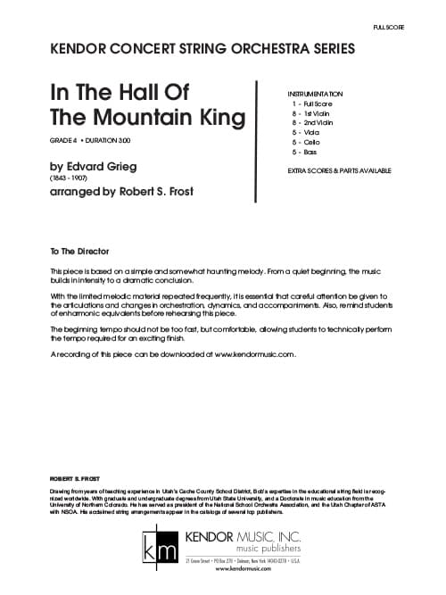 In The Hall Of The Mountain King (Score)