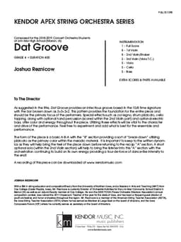 Dat Groove (Score)
