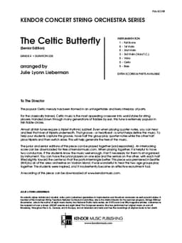 Celtic Butterfly, The (Senior Edition) (Score)