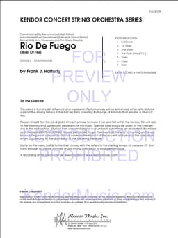Rio De Fuego (River Of Fire) (Score)