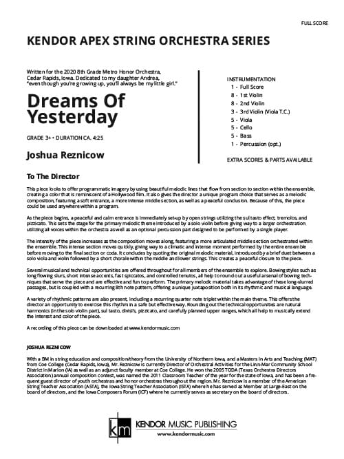 Dreams Of Yesterday