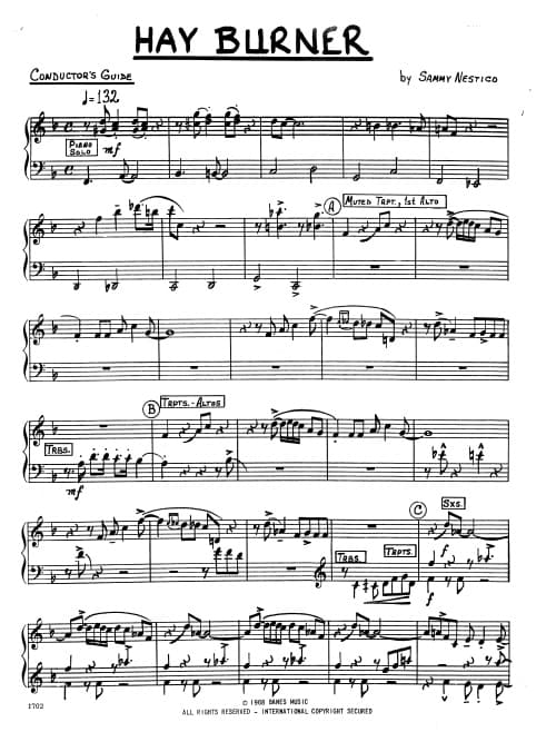 Hay Burner (Score)