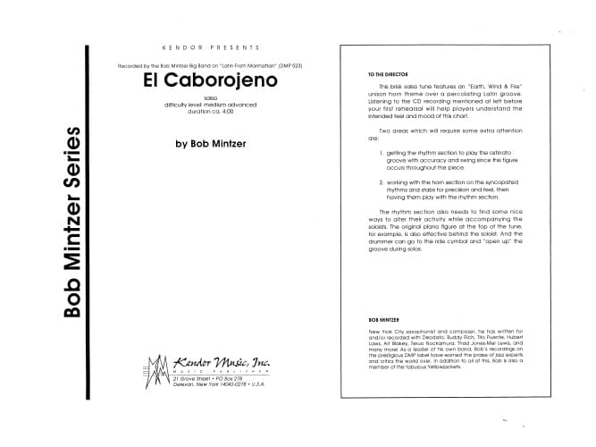 El Caborojeno (Score)