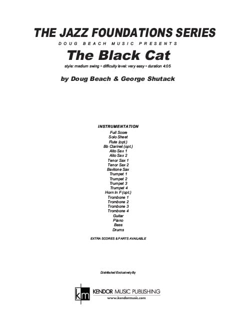 Black Cat, The (Score)