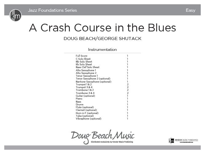 A Crash Course in the Blues (Score)
