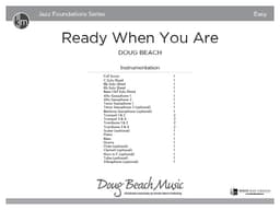 Ready When You Are (Score)