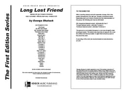 Long Lost Friend (Score)