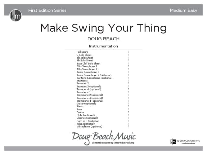 Make Swing Your Thing (Score)