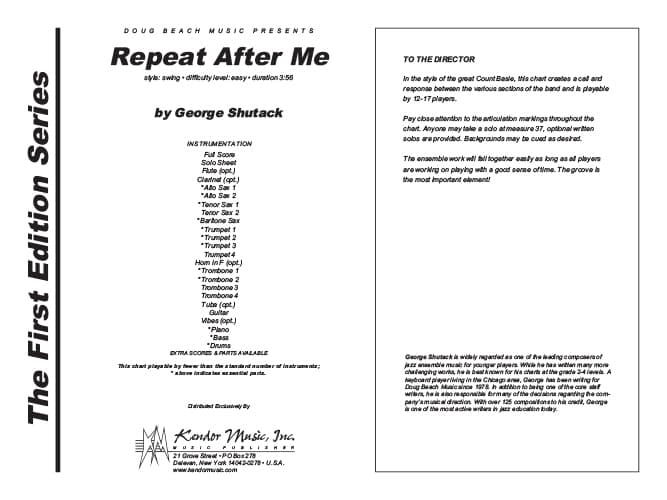 Repeat After Me (Score)