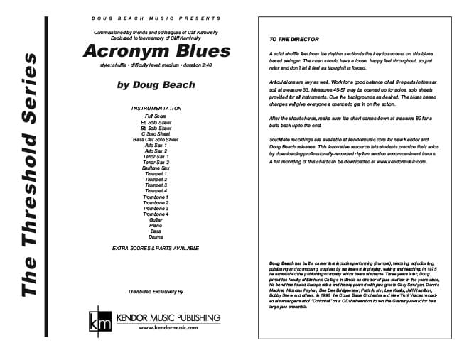 Acronym Blues (Score)
