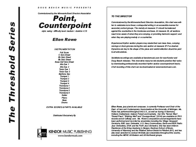 Point, Counterpoint (Score)