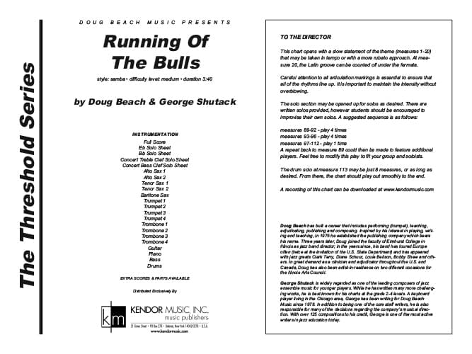 Running Of The Bulls (Score)