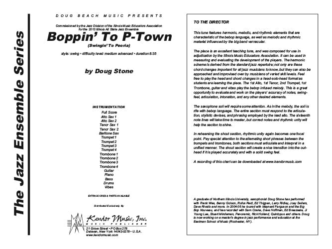 Boppin' To P-Town (Swingin' To Peoria) (Score)