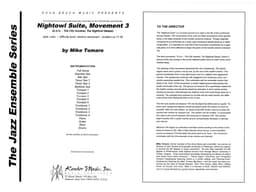 Nightowl Suite, Movement 3 (6 a.m. - The City Awakes, The Nightowl Sleeps) (Score)
