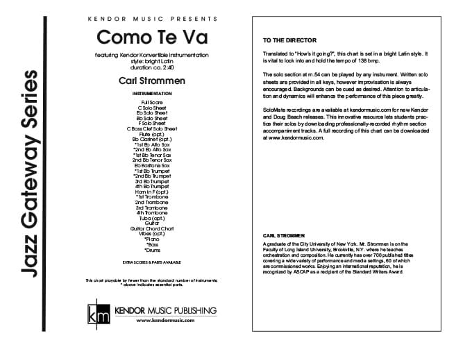 Como Te Va (Score)