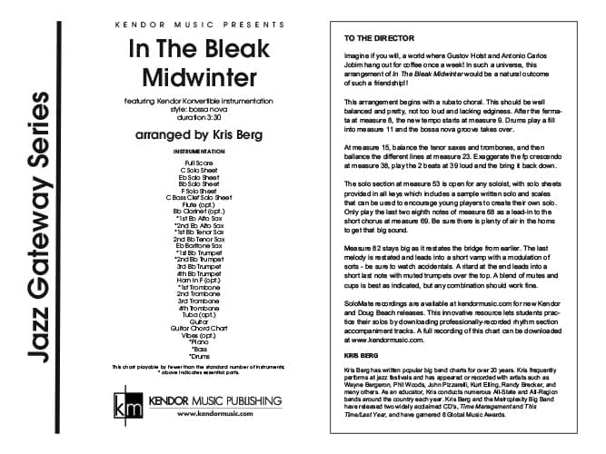 In The Bleak Midwinter (Score)