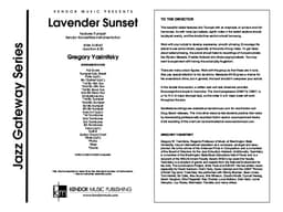 Lavender Sunset (Score)