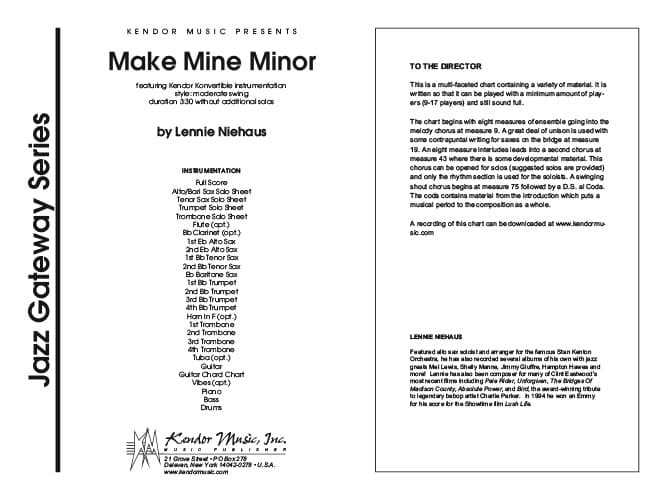 Make Mine Minor (Score)
