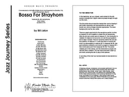 Bossa For Strayhorn (Score)