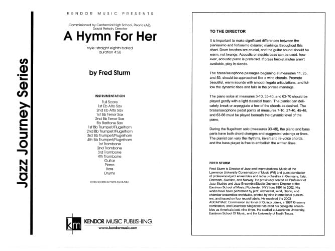 Hymn For Her, A (Score)